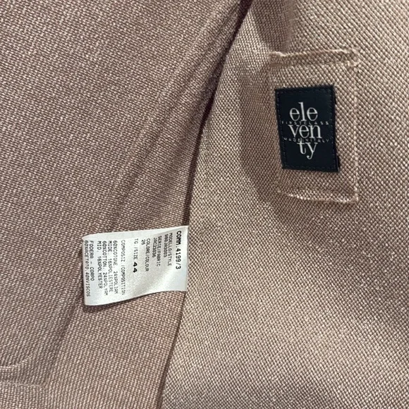 Eleventy Rose Coloured Blazer. IT 44. like New - Picture 2 of 2